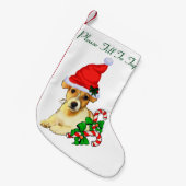 Petite Chaussette De Noël Jack Russell Terrier Noël (Devant (Accrochage))