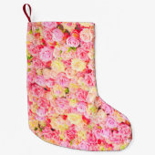 Petite Chaussette De Noël Jardin de roses (Devant)