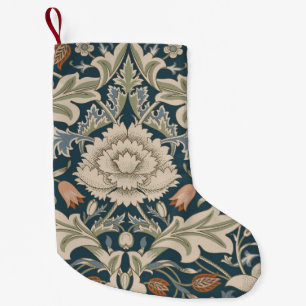 Petite Chaussette De Noël Jardin Floral William Morris Severn Fleur Classiqu