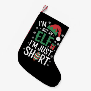 Petite Chaussette De Noël Je ne suis pas un elfe juste petit Noël drôle Xmas