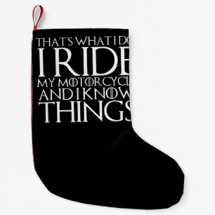 Petite Chaussette De Noël Je Sais Ce Que Je Ride Cadeau Pour Les Amateurs De