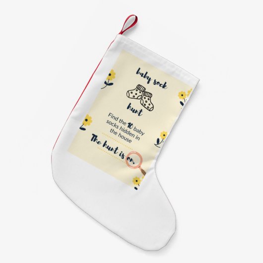 Petite Chaussette De Noël Jeu de chasse de bimbo Stocker (Devant (Accrochage))