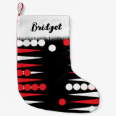 Petite Chaussette De Noël Jeu du jeu de plateau de jacquet (Devant)