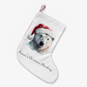 Petite Chaussette De Noël Jingle Bear Joy, custom (Devant (Accrochage))