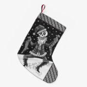 PETITE CHAUSSETTE DE NOËL JINGLE BONES PÈRE NOËL, SKELETON VACANCES, ÉFFRAYA (Devant (Accrochage))