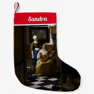 Petite Chaussette De Noël Johannes Vermeer - La lettre d'amour Bandana