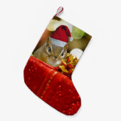 Petite Chaussette De Noël Joli Noël Chipmunk (Devant (Accrochage))