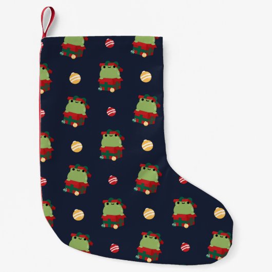 Petite Chaussette De Noël Joli Noël simple et amusant (Devant)