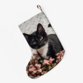 Petite Chaussette De Noël Joli réveil de Noël Rose Bella (Dos (Accrochage))