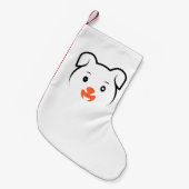 Petite Chaussette De Noël Joli rose (Devant (Accrochage))
