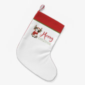 Petite Chaussette De Noël Jolie vache de Noël mignonne (Devant (Accrochage))