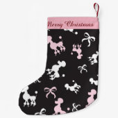 Petite Chaussette De Noël Jolies canicules rose et noir (Dos)