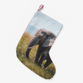 PETITE CHAUSSETTE DE NOËL JOLIMENT ÉLÉPHANT (Devant (Accrochage))