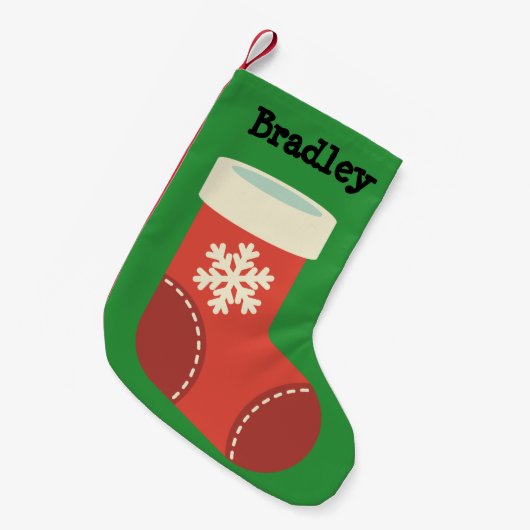 Petite Chaussette De Noël Jouer Noël Stocker à l'intérieur Stocking (Devant (Accrochage))