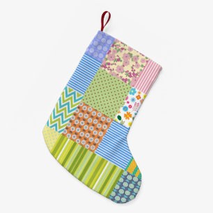 Petite Chaussette De Noël Jour férié de Noël Motif de la couture de Patch