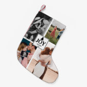 Petite Chaussette De Noël Joy Noël Famille Photo Collage Noël (Devant (Accrochage))