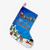 Petite Chaussette De Noël Joyeuse boîte de Noël (Devant (Accrochage))