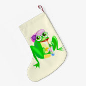 Petite Chaussette De Noël Joyeuse grenouille Noël Stocking (Dos (Accrochage))