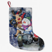 Petite Chaussette De Noël Joyeux amis Noël Stocker - Joyeux Noël (Devant)