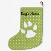 Petite Chaussette De Noël Joyeux Carlin de Noël (Dos)