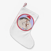 Petite Chaussette De Noël Joyeux Cheval de Noël (Devant (Accrochage))