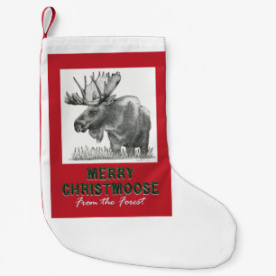 Petite Chaussette De Noël Joyeux Christmoose