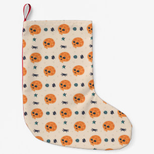 Petite Chaussette De Noël Joyeux Halloween sans couture motif, arrière - pl