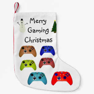 Petite Chaussette De Noël Joyeux Jeu Noël Gras Coloré