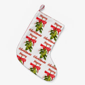 Petite Chaussette De Noël joyeux mistletoe de noël (Devant (Accrochage))