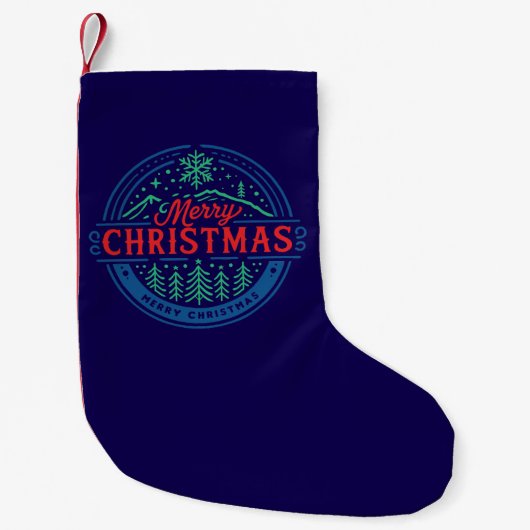 Petite Chaussette De Noël Joyeux Noël 2 (Devant)