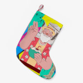 Petite Chaussette De Noël Joyeux Noël 2024 (Devant (Accrochage))