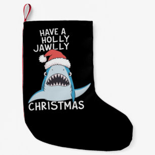 Petite Chaussette De Noël Joyeux Noël à mâchoire sainte Film Sarcastic Jaws