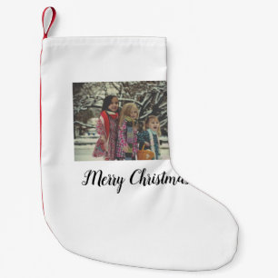 Petite Chaussette De Noël joyeux noël ajouter photo texte vacances personnal