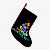 Petite Chaussette De Noël Joyeux Noël Bonne année (Devant (Accrochage))