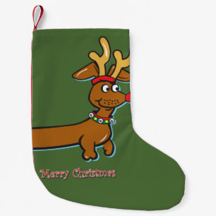 Petite Chaussette De Noël Joyeux Noël Dachshund