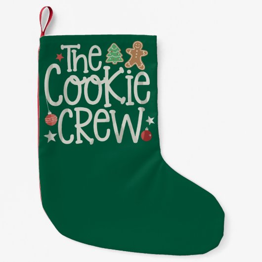 Petite Chaussette De Noël Joyeux Noël Le Cookie Crew Xmas Correspondance (Devant)