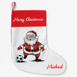 Petite Chaussette De Noël Joyeux Noël personnalisé Père Noël Football
