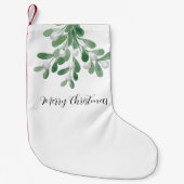 Petite Chaussette De Noël Joyeux Noël vert (Devant)