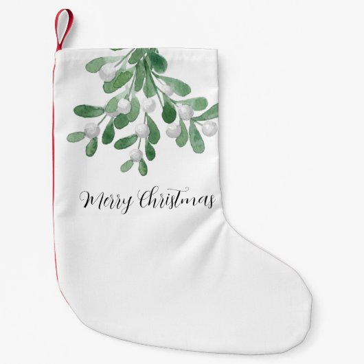 Petite Chaussette De Noël Joyeux Noël vert (Devant)