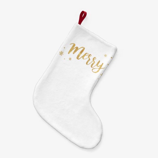Petite Chaussette De Noël Joyeux (or) (Devant (Accrochage))