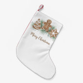 Petite Chaussette De Noël Joyeux pain d'épices de Noël (Devant (Accrochage))