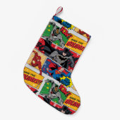 Petite Chaussette De Noël Justice League "Sauvez les fêtes !" (Devant (Accrochage))