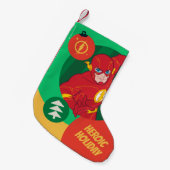 Petite Chaussette De Noël Justice League The Flash Holiday Bauble (Devant (Accrochage))