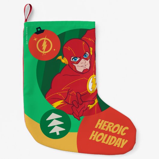 Petite Chaussette De Noël Justice League The Flash Holiday Bauble (Devant)