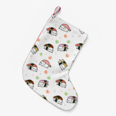 Petite Chaussette De Noël Kawaii Neko Nigiri (Devant (Accrochage))