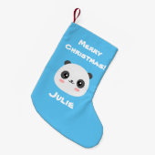 Petite Chaussette De Noël Kawaii Panda (Devant (Accrochage))