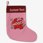 Petite Chaussette De Noël Kissing Comic Sound Effect (Devant)