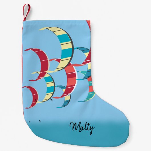 Petite Chaussette De Noël Kite Surf (Devant)