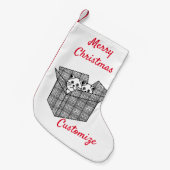 Petite Chaussette De Noël Kittens dans une boîte Thunder_Cove  (Devant (Accrochage))