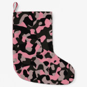 Petite Chaussette De Noël Kitty Camo (Devant)